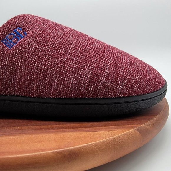 NWT BCTEX Coll Burgundy Cushioned Soft Slip On Cozy Comfy House Slipper - Picture 7 of 13